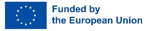 Funded by the European Union logo. EU:n lippu.