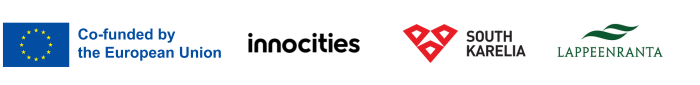 Logos: Co-funded by European Union, Innocities, South Karelia, Lappeenranta.